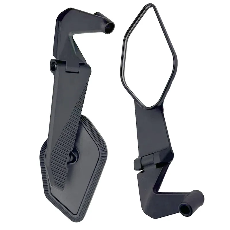 3rd Gen Folding Winglet Rearview Mirror for NIU FX / ZEEHO AE4 SE+ / Ninebot M5 – Universal CNC Aluminum Side Mirror, Aero Scooter Accessory